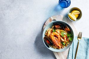 Frypan Seafood Paella