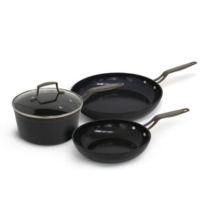 3 piece non toxic cookware set