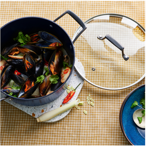 Clams in Casserole Pot with lid 8L 24cm