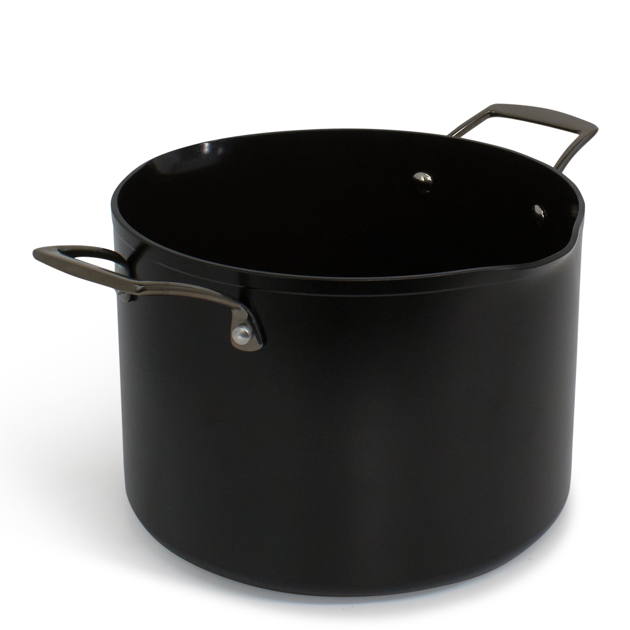 Non stick Stock Pot with double strainer lid 24 cm