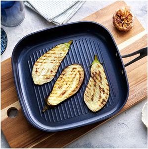 blu cookware non toxic grill pan 28 cm