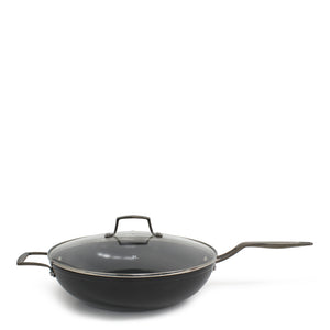 non stick wok with lid 32 cm