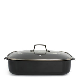 roasting pan with rack and lid